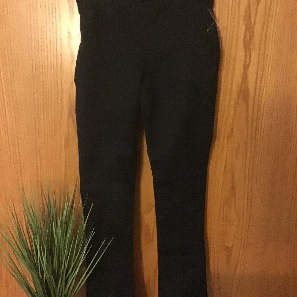 NWOT We The Free Women's Double Dutch Slit Pull On Skinny Jeans Black - Picture 4 of 10